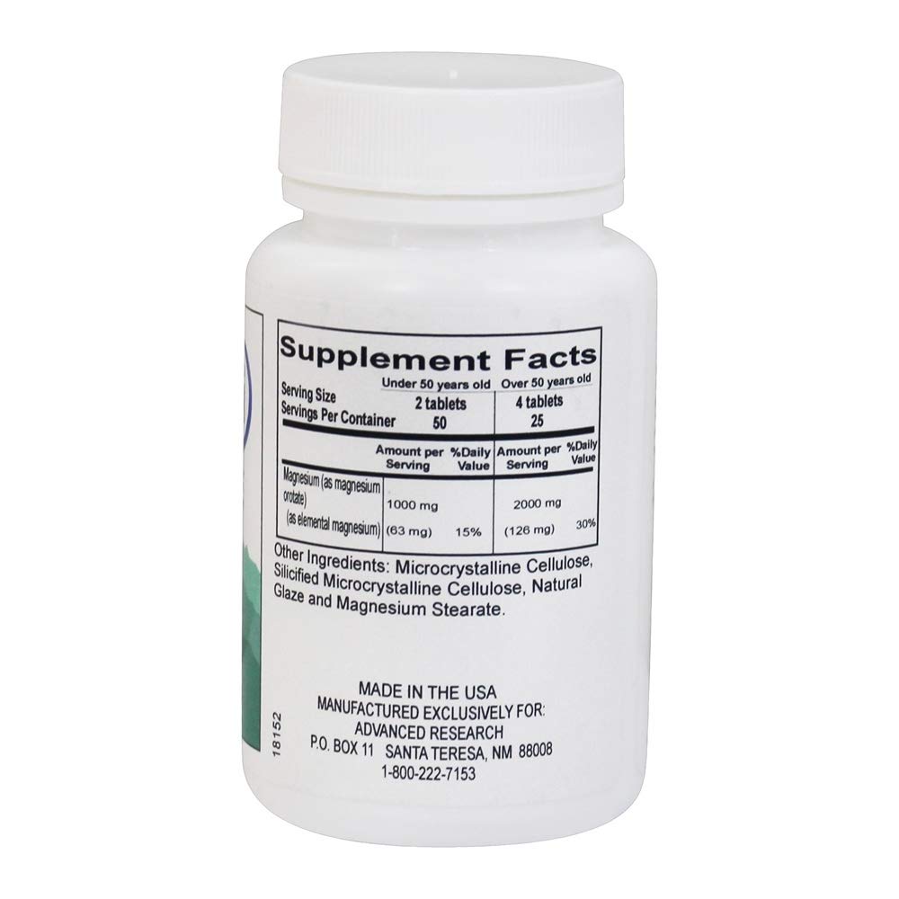 NCI Advanced Research bottle label with German formulation heritage.