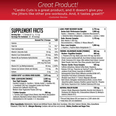 NDS Nutrition Cardio Cuts 4.0 Miami Sunrise scoop measuring powder