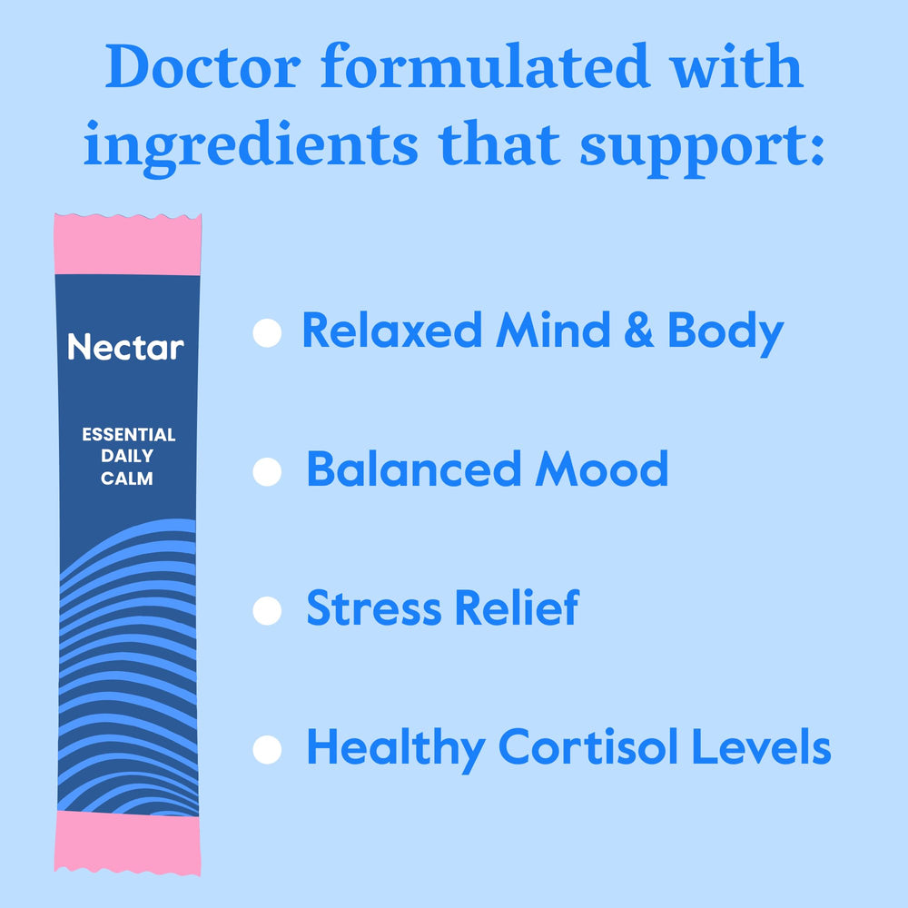 Nectar Calm L-Theanine promotes focused calm after sipping