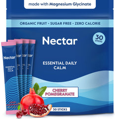 Nectar Calm magnesium glycinate powder ready to mix for relaxation