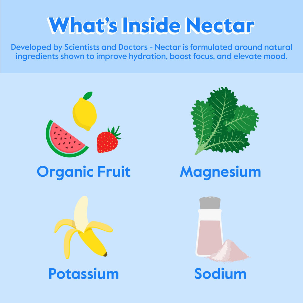 Nectar keto and paleo friendly watermelon electrolyte drink.