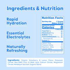Nectar Sugar-Free Electrolytes Powder stirring water in a glass for rapid hydration