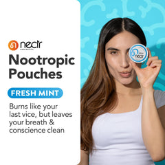 Open-puck view shows 16 pouches per puck, ideal for modular daily dosing.