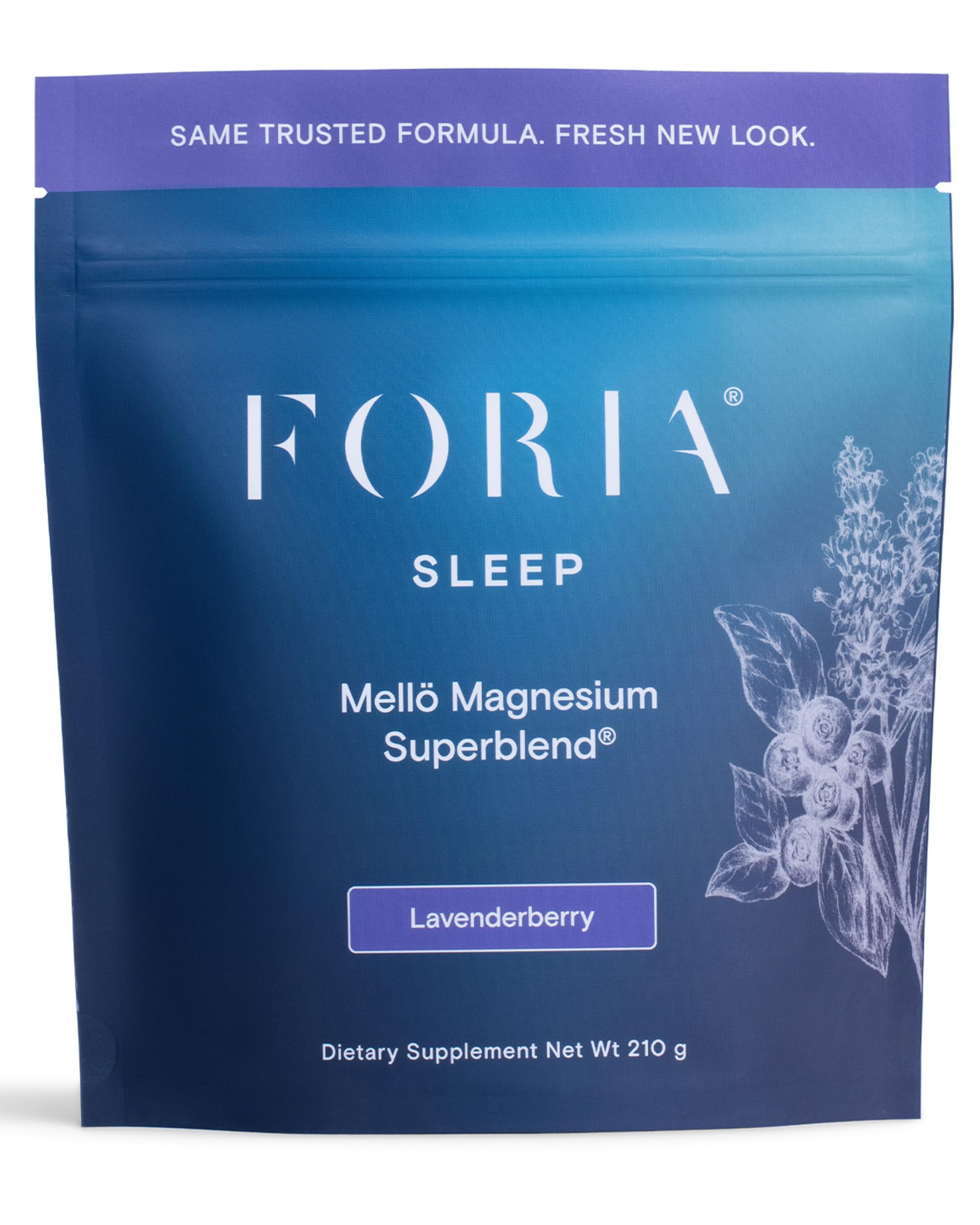 Ned mellö magnesium powder tub with lavenderberry flavor for a calm evening.