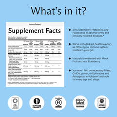 Needed Immune Support measuring scoop for precise daily portions.