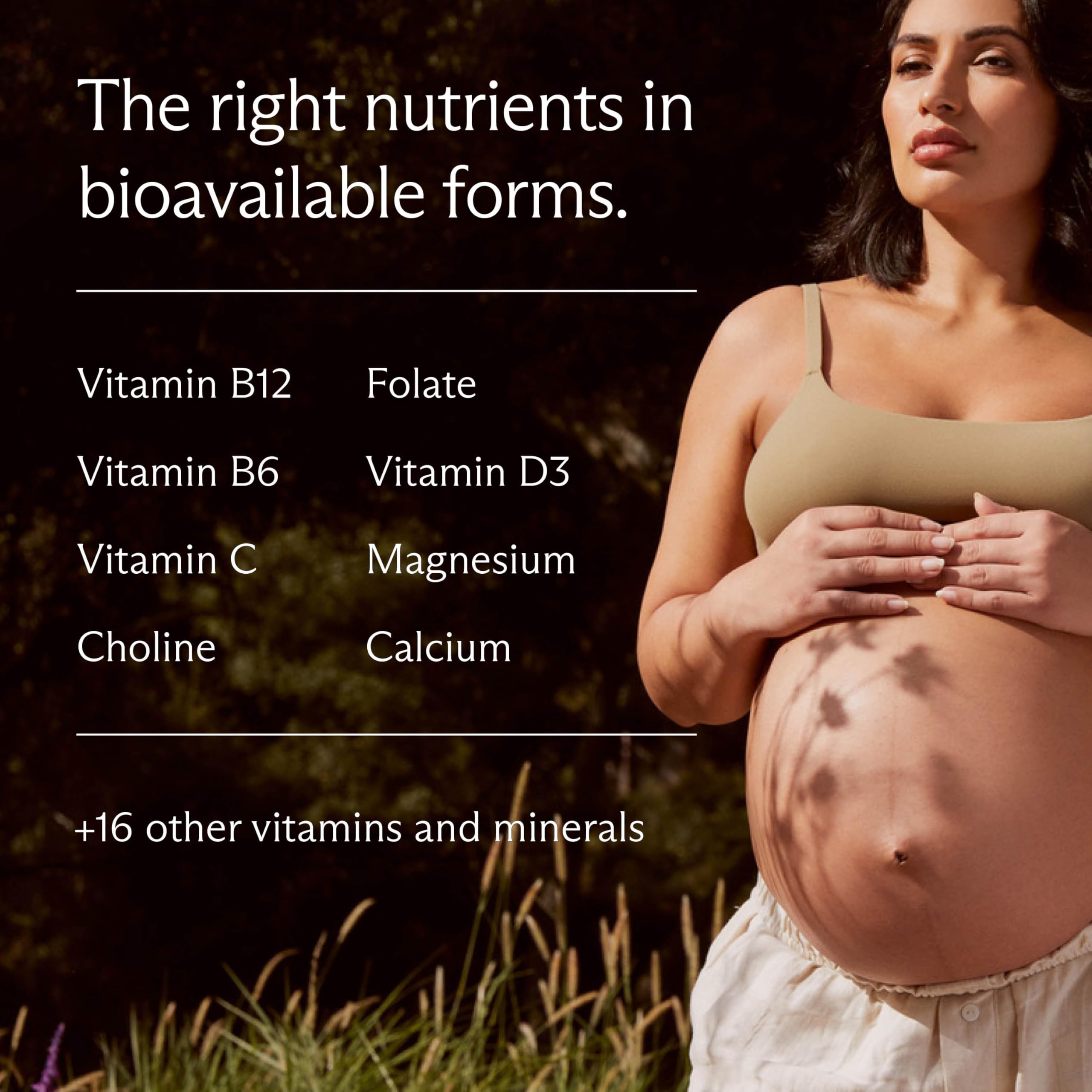 Needed Prenatal IRB study chart suggesting higher nutrient levels versus standard prenatal.