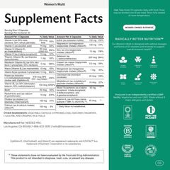 Needed Women’s Multivitamin citrus scent insert enhances sensory experience