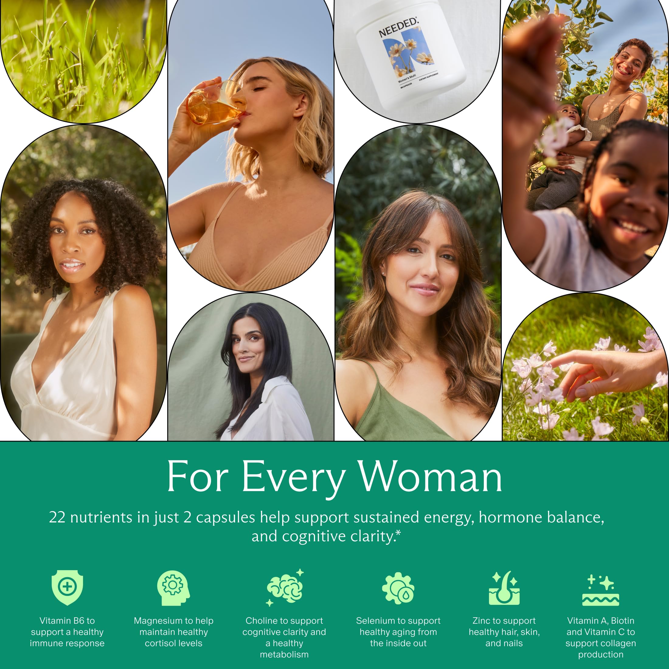 Needed Women's Multivitamin morning routine shot for daily energy.