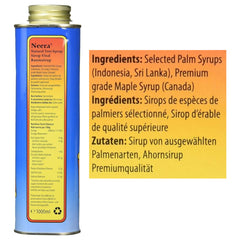 Packaging label of Neera Natural Master Cleanse Diet on kitchen counter.