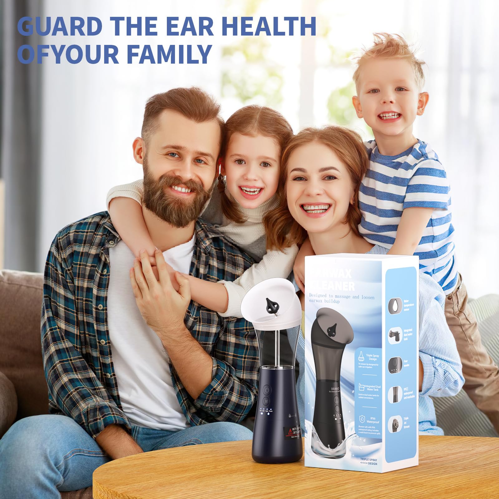 NEGAHU three-hole nozzles included support versatile cleaning angles