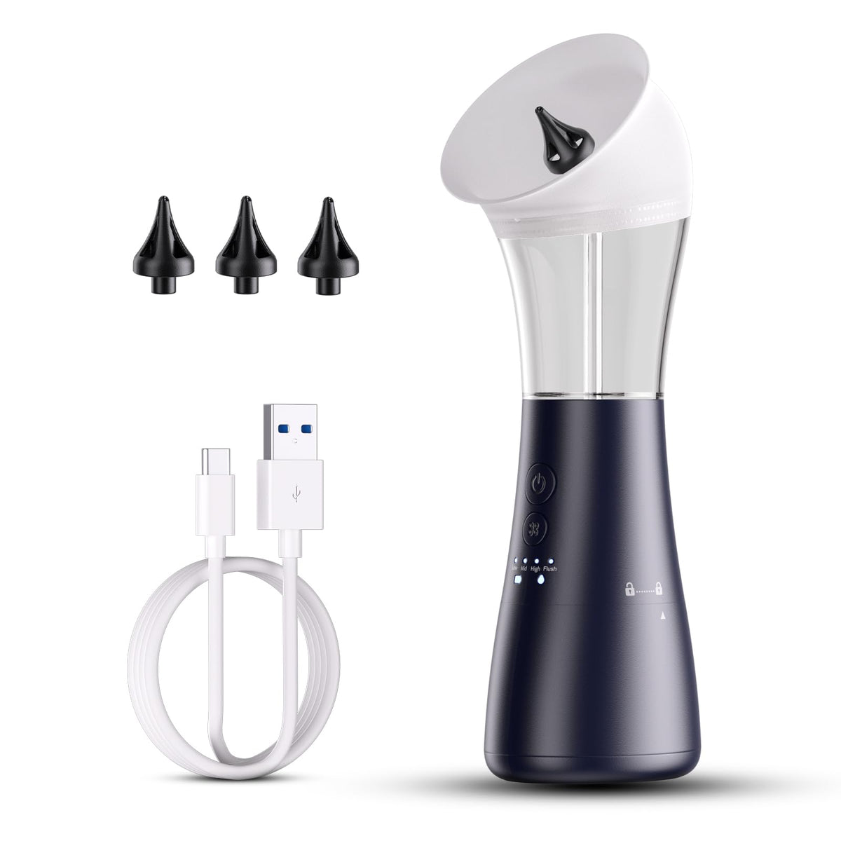 NEGAHU upgraded ear-wax removal kit front view for at-home cleansing