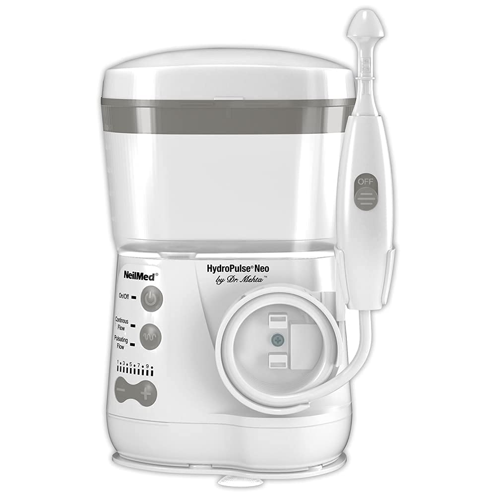 NeilMed HydroPulse Neo stirring spoon for thorough mixing