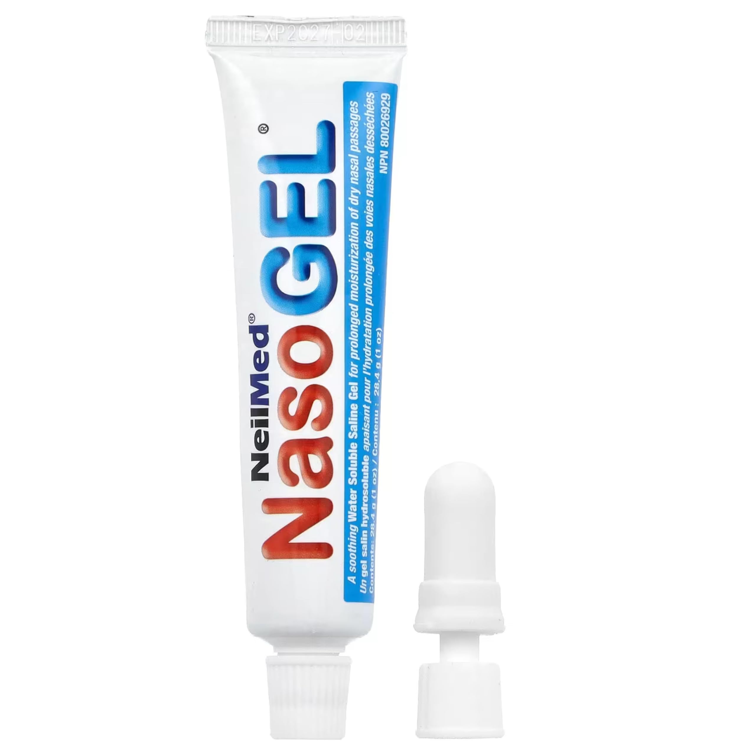 NeilMed Nasogel tube close-up for at-home use and quick relief