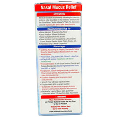 NeilMed Sinus Rinse packets label showing USP-grade saline