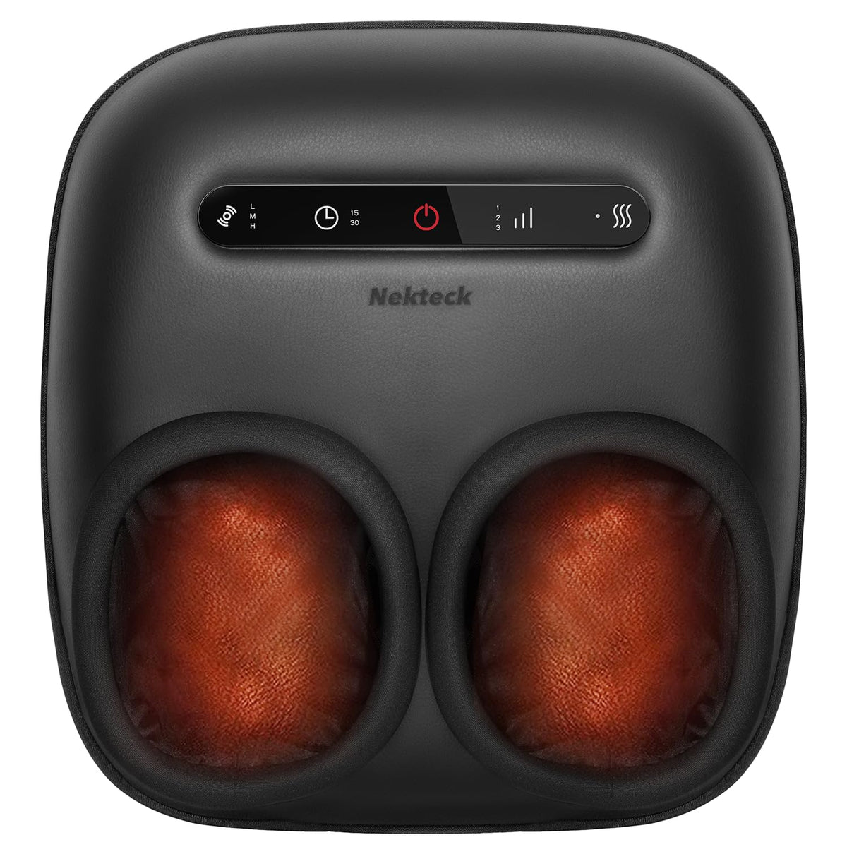 Nekteck foot massager with heat, 2026 upgrade for home spa comfort.