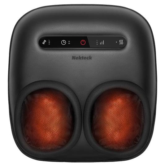 Nekteck foot massager with heat, 2026 upgrade for home spa comfort.
