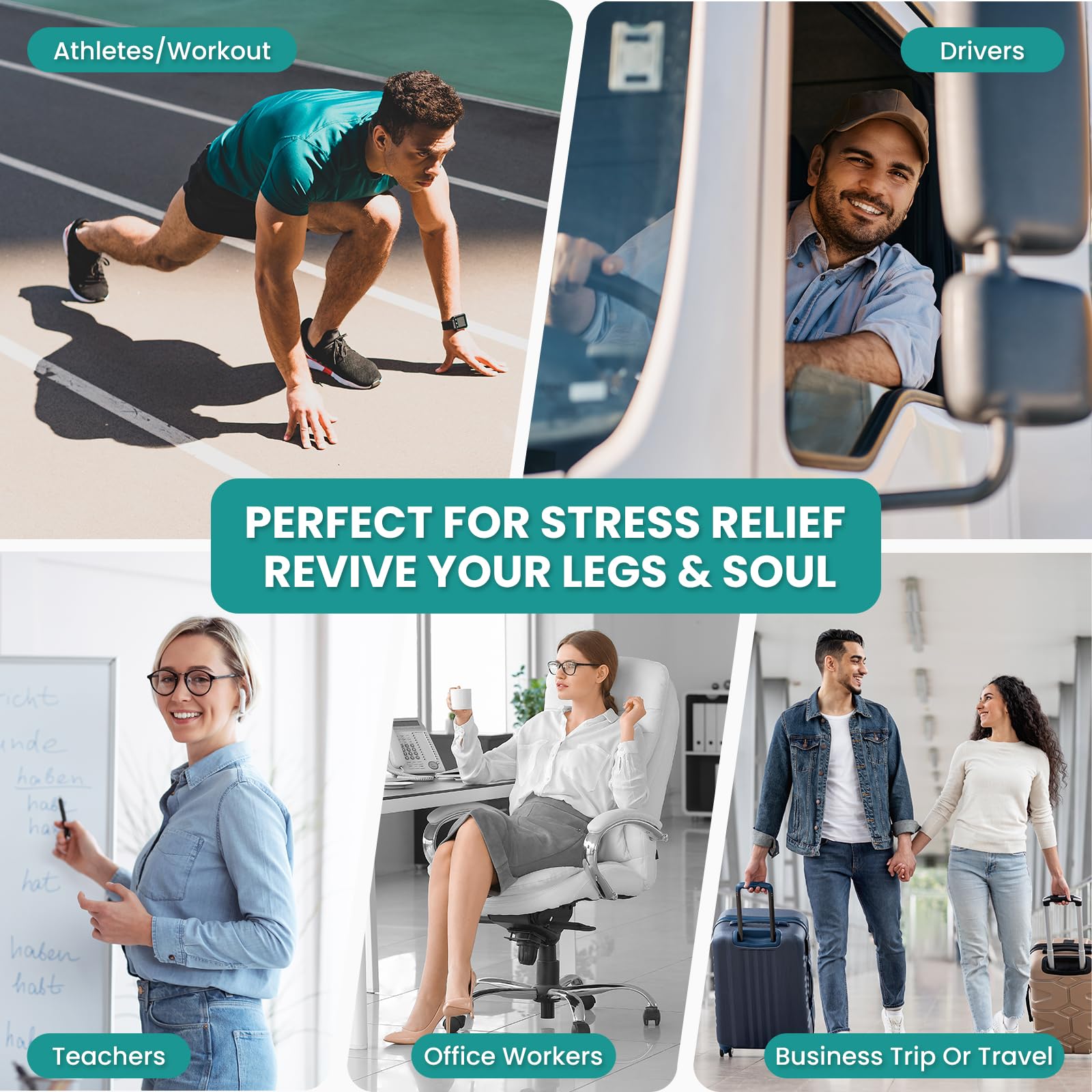 Nekteck leg massager memory function resumes your last settings