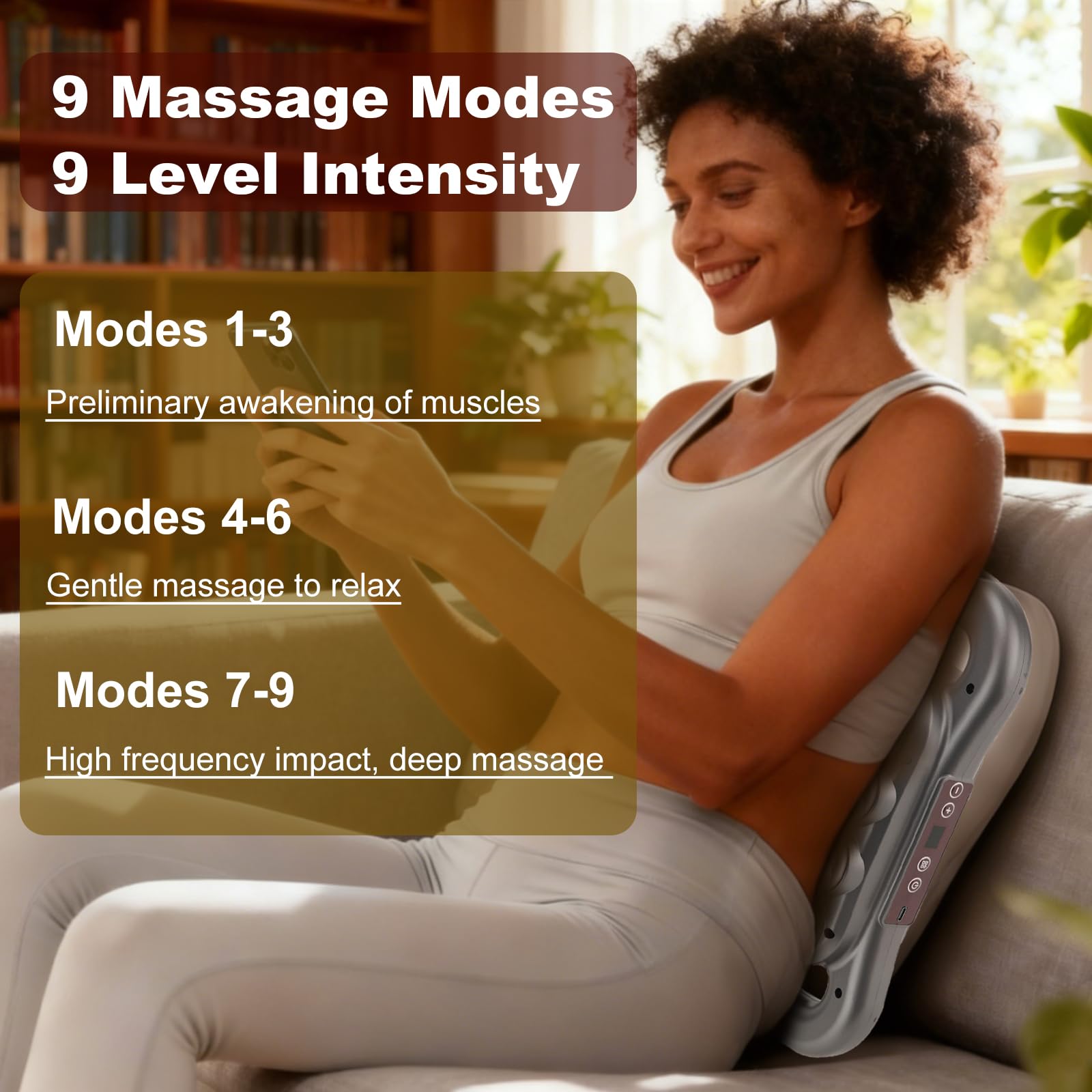 nektron 28-head massage gun set back-use during office breaks and workouts