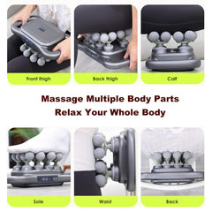 nektron 28-head massage gun set deep-tissue heads target knots and stiffness