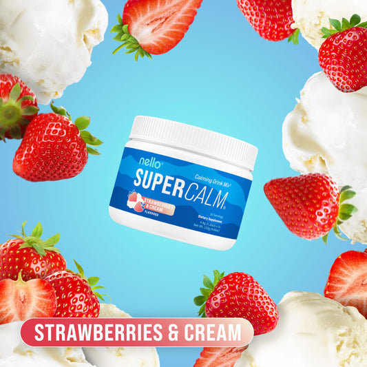 Nello Supercalm canister hero highlighting convenient multi-serve format for daily use