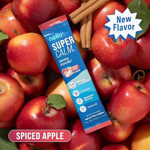 Nello Supercalm canister with Spiced Apple flavor for daily routine.