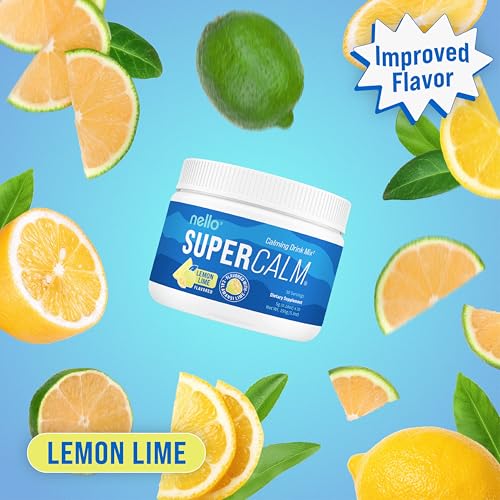 Nello SuperCalm lemon-lime packets ready for travel or gym breaks.