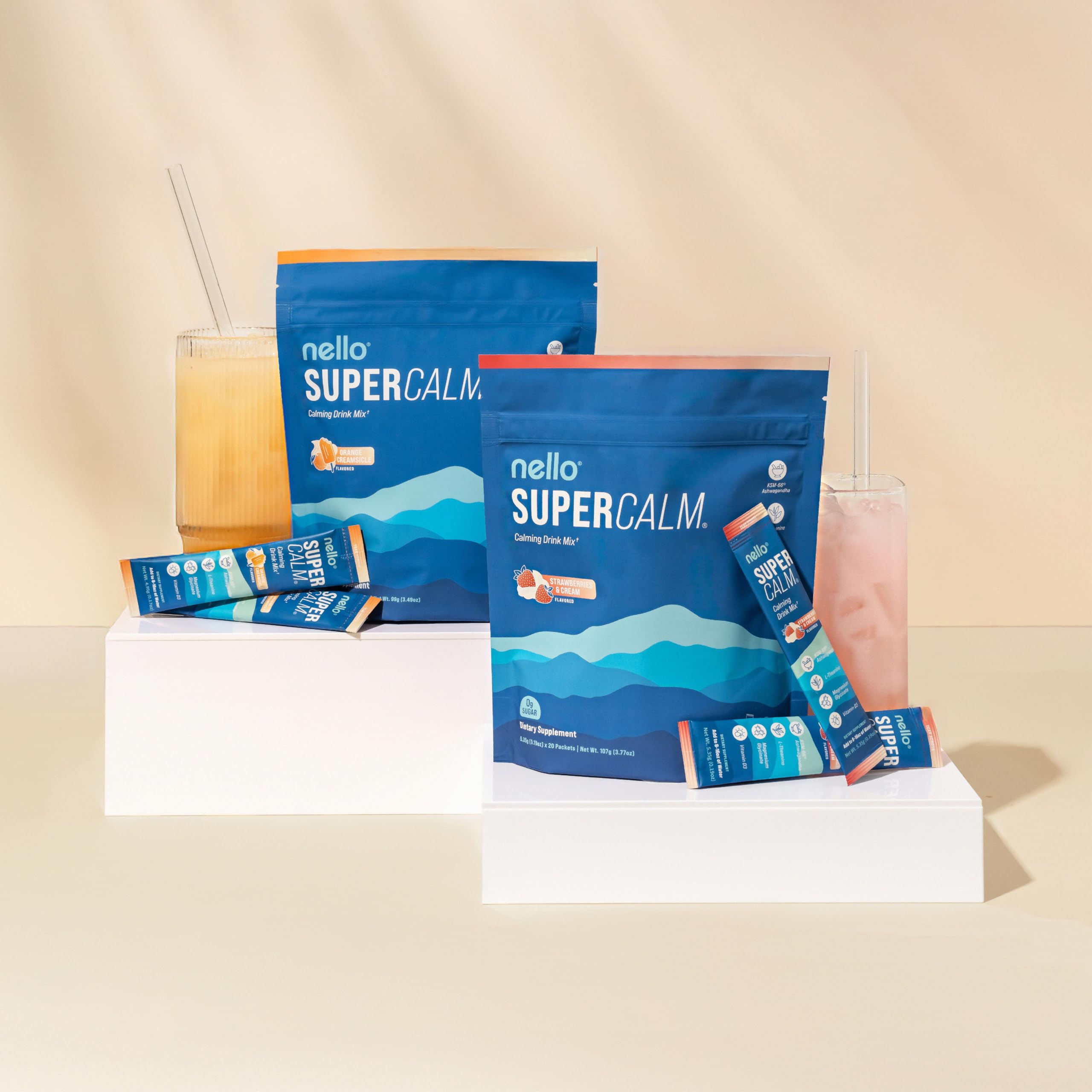 Magnesium Glycinate and Vitamin D3 labels reflect nutrient support.