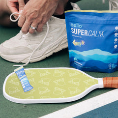 Nello SuperCalm magnesium-glycinate powder supports sleep and calm.