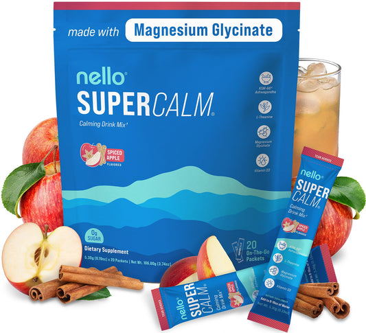 Nello Supercalm on-the-go packets provide convenient calm focus.