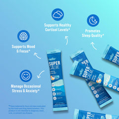 Nello SuperCalm powder scoop shows easy portion control.