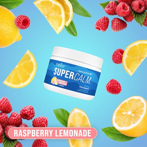 Nello SuperCalm raspberry lemonade canister for everyday sleep friendly nourishment