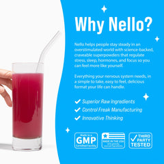 Nello Supercalm sleep-scene portraying a calm nighttime routine
