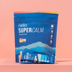 Nello Supercalm yuzu guava flavor visual with bright citrus notes