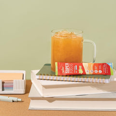 Nello Superfocus Mojito serving mixed with water for refreshing focus ritual.