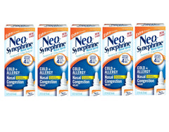 Neo-Synephrine nasal spray bottle with extra-strength formula ideal for quick relief