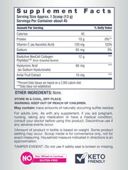 Collagen Plus with hyaluronic acid jar image suggesting skin hydration benefits
