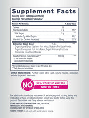 NeoCell Hyaluronic Acid Berry Liquid with measuring spoon suggests simple dosage.