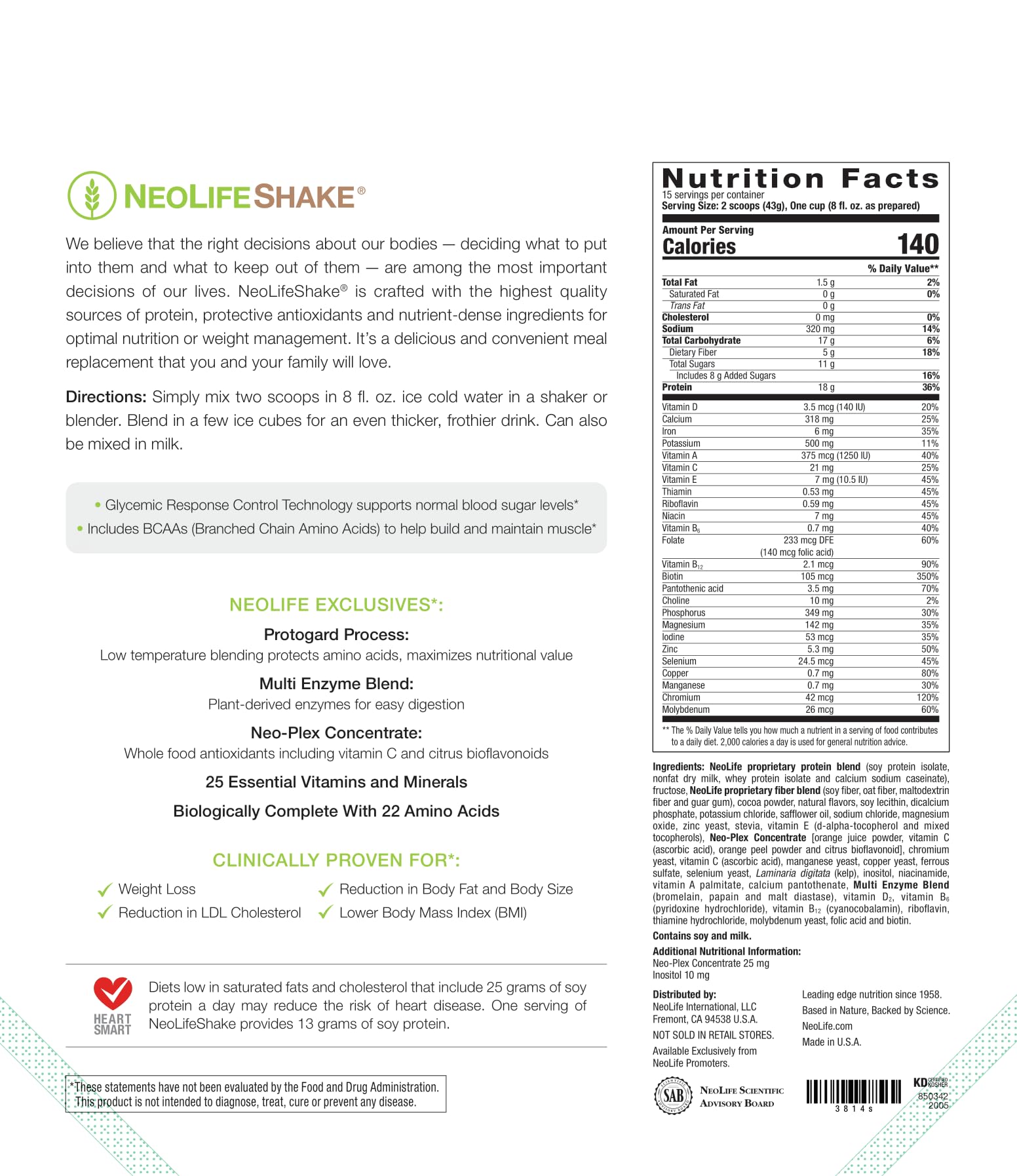 NeoLifeShake on-the-go packaging emphasizes quick, tasty nutrition for busy days.