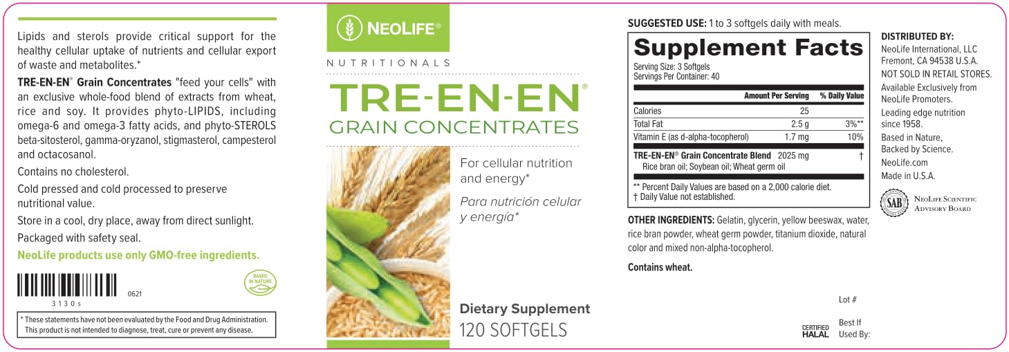 NeoLife TRE-en-en bottle on a kitchen counter ready for daily routine