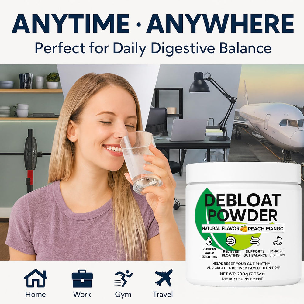 Neonomicon Debloat Powder prepared drink ready to sip after meals