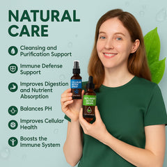 Nano-processed zeolite drops improve absorption and daily cleansing routine