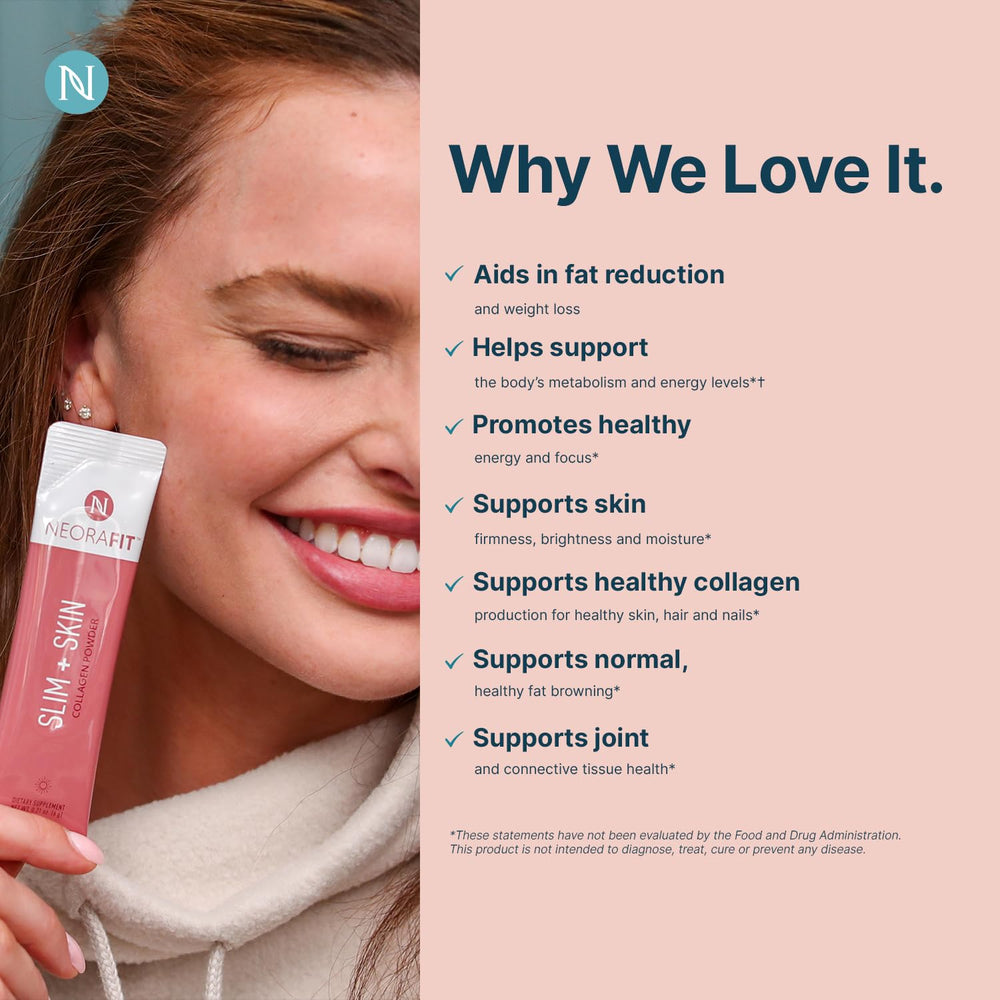 NEORA NeoraFit promotes skin hydration with marine collagen and hyaluronic acid