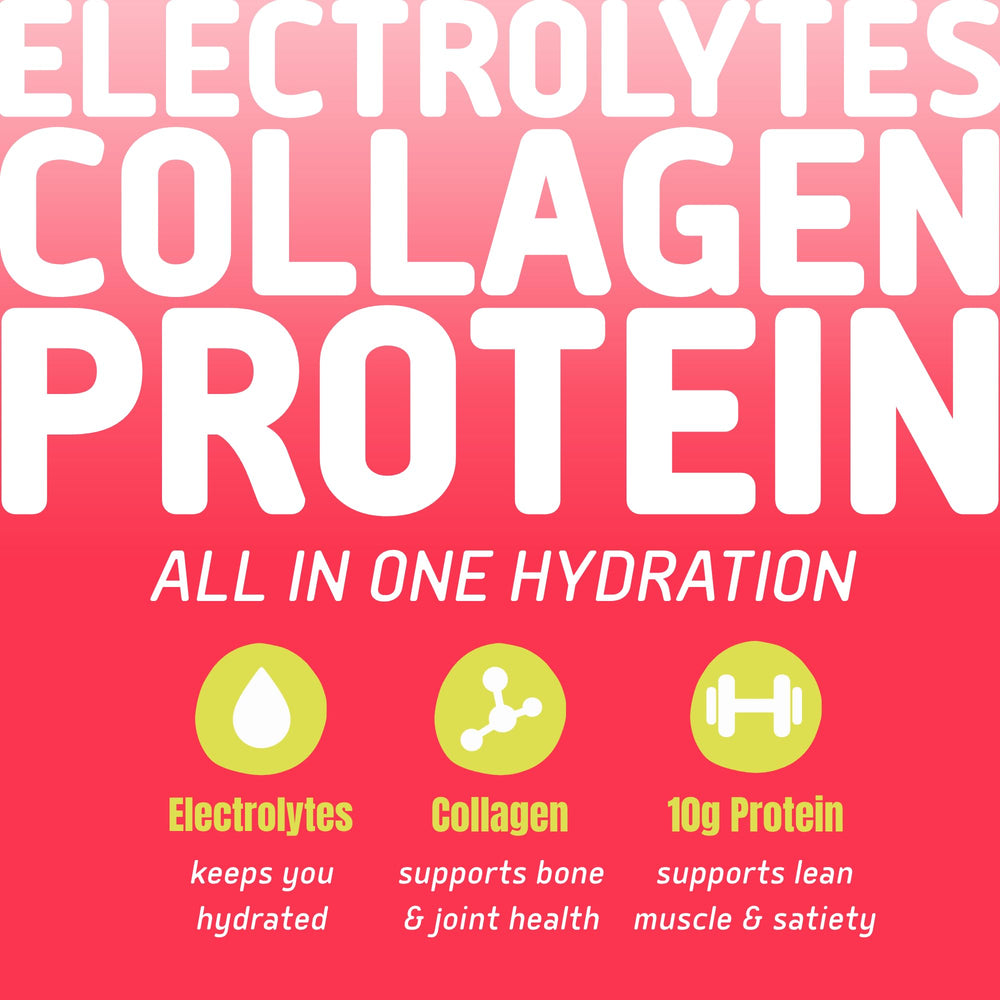 NEOTEIN 10g protein packets with Cherry Passionfruit flavor and collagen