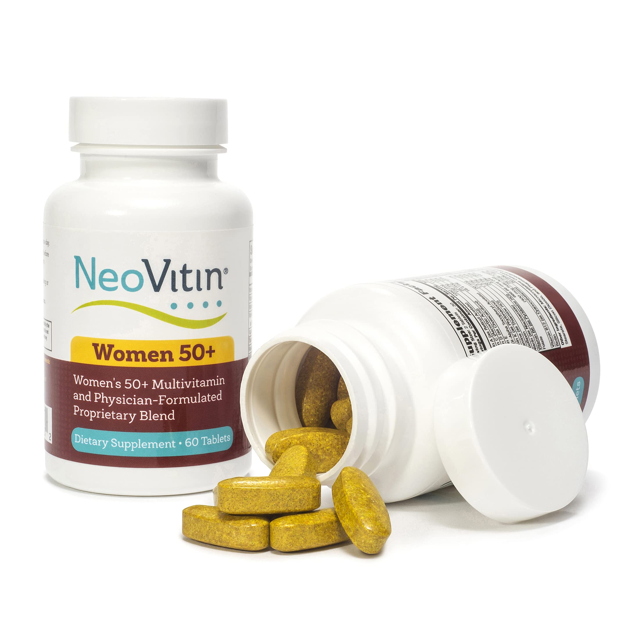 NeoVitin 50+ lifestyle scene with bottle suggesting a daily routine
