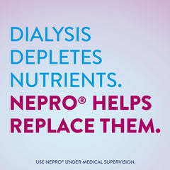 Nepro Mixed Berry bottle on counter, bright flavor for balanced nutrition.