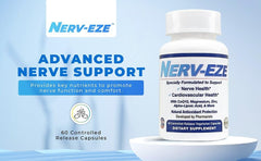 Nerv-Eze ingredient blend CoQ10 image emphasizing essential nutrients.
