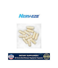 Nerv-Eze on-the-go bottle held in hand for daily convenience.