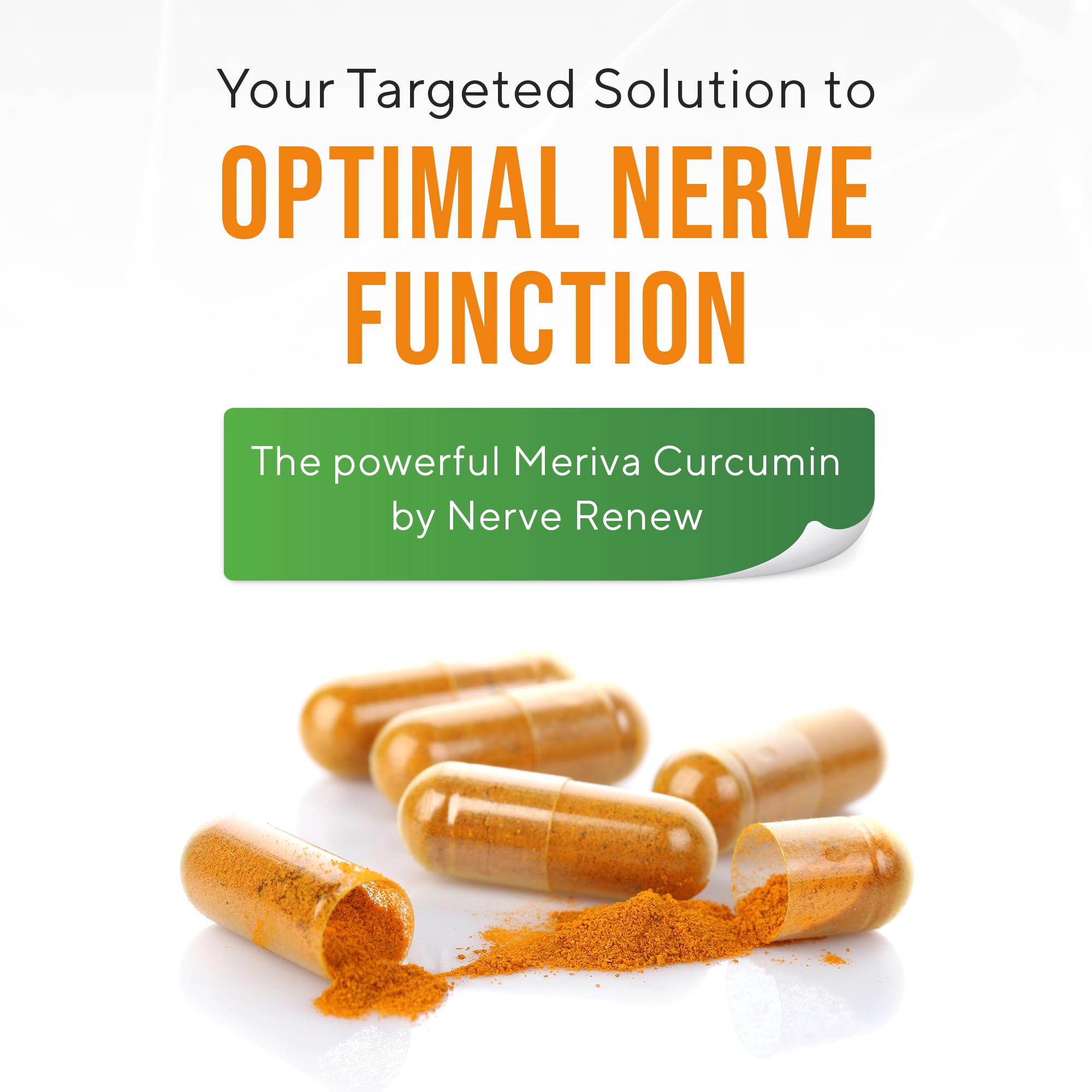 NERVE RENEW mobility support capsule suggesting increased flexibility and range of motion