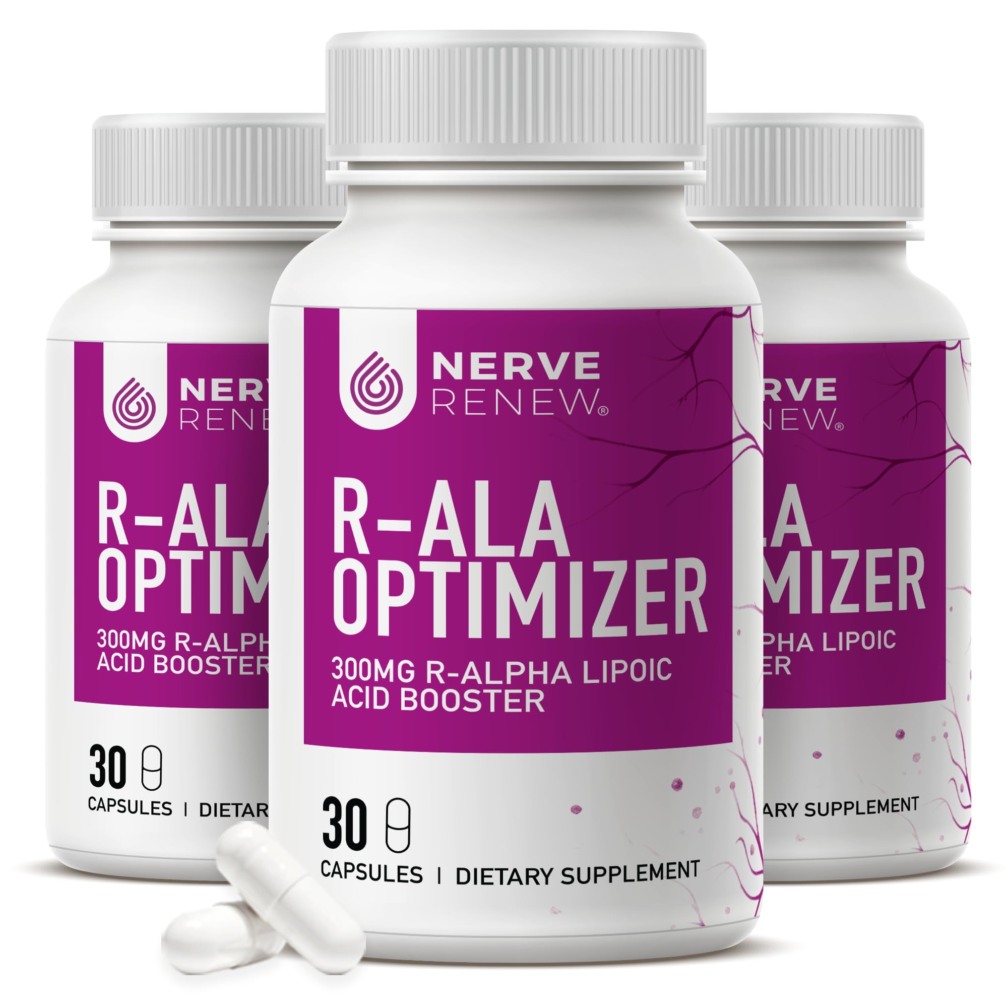 NERVE RENEW Optimizer 3 Pack front view promotes easy daily nerve support.