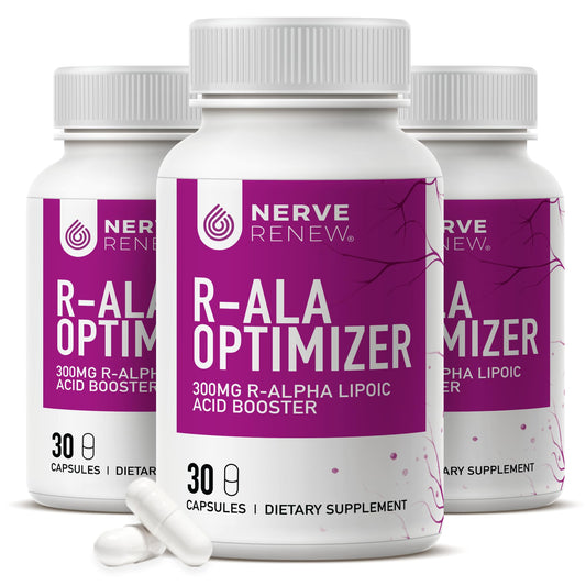 NERVE RENEW Optimizer 3 Pack front view promotes easy daily nerve support.